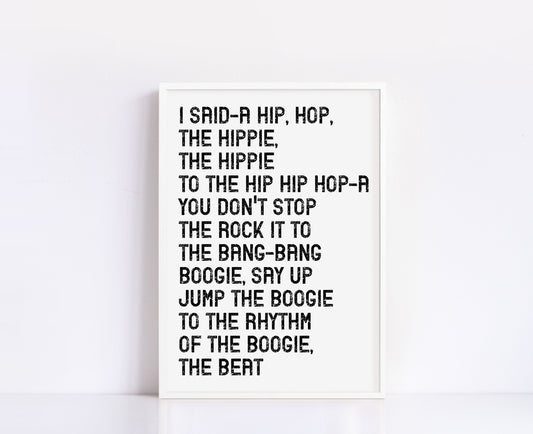 A Hip Hop Print