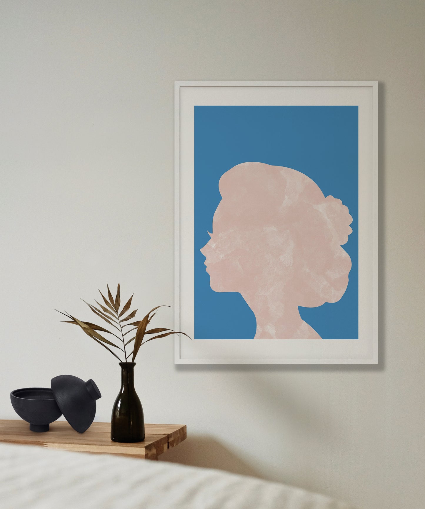 Marble Head Blue Print